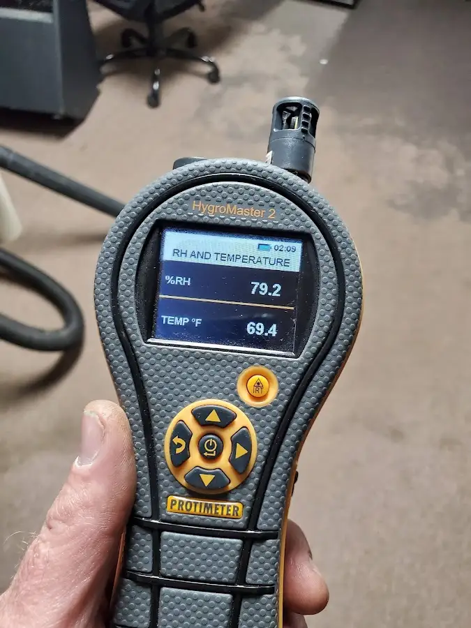 Moisture meter humidity assessment for Mold Remediation & Removal in Lealman